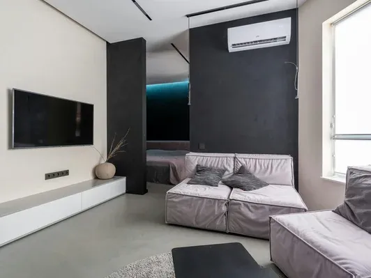 Climatiseur mural dans un salon